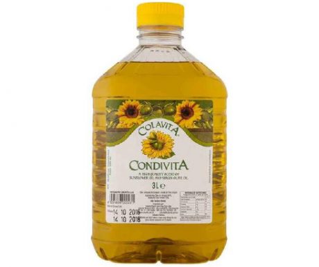 Composto de 80% de Oleo de Girassol 20 % de Azeite Virgem